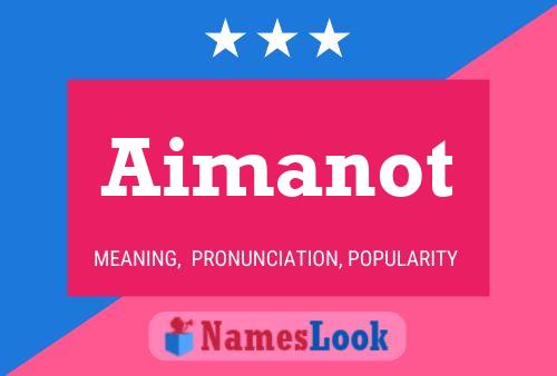 Aimanot Name Poster