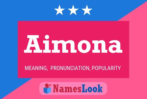 Aimona Name Poster