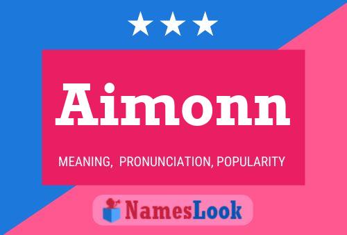 Aimonn Name Poster