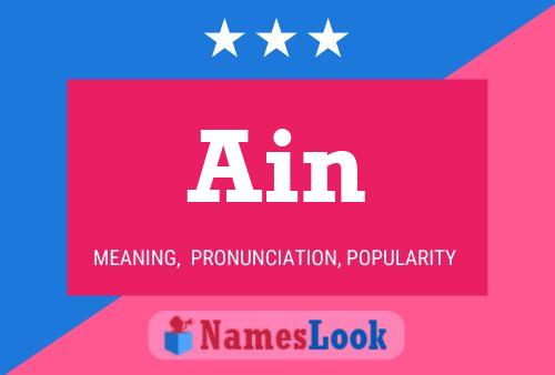 Ain Name Poster