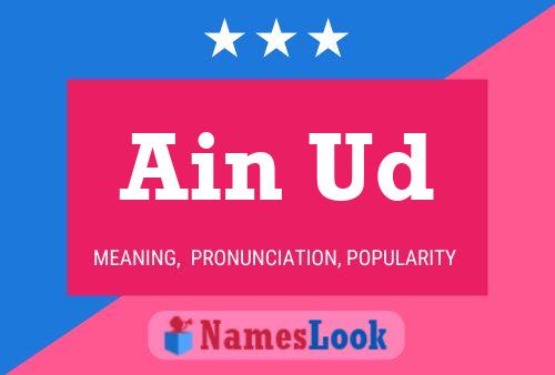 Ain Ud Name Poster