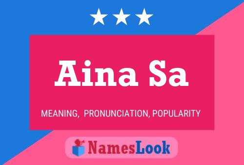 Aina Sa Name Poster