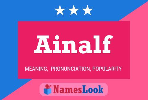 Ainalf Name Poster