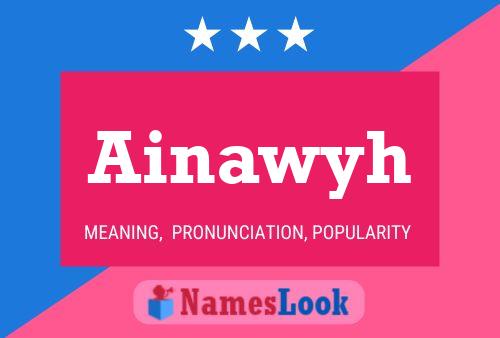 Ainawyh Name Poster