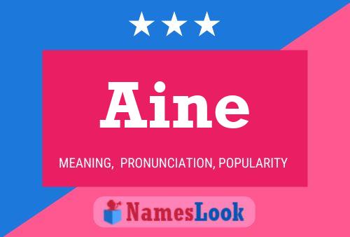 Aine Name Poster