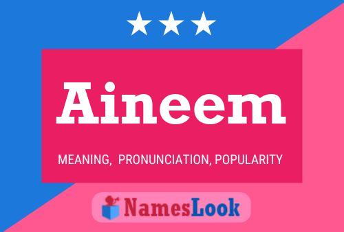 Aineem Name Poster