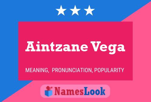 Aintzane Vega Name Poster