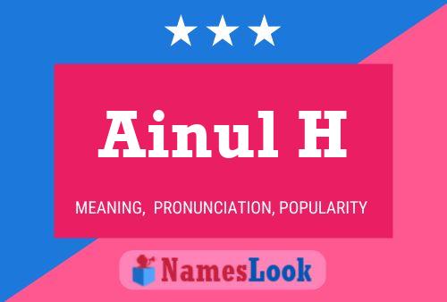 Ainul H Name Poster