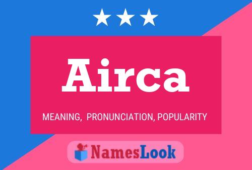 Airca Name Poster