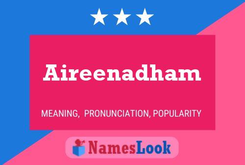 Aireenadham Name Poster