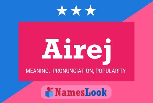 Airej Name Poster