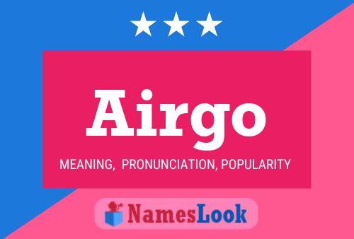 Airgo Name Poster