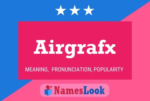 Airgrafx Name Poster