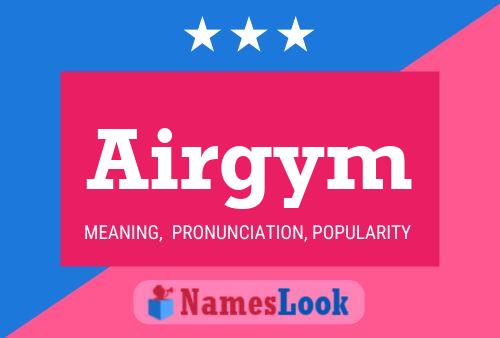 Airgym Name Poster