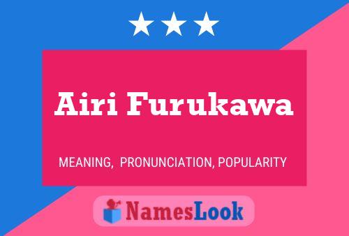 Airi Furukawa Name Poster