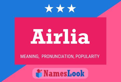 Airlia Name Poster