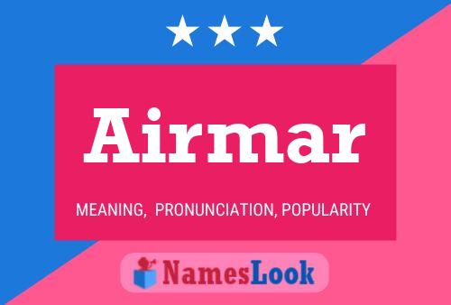 Airmar Name Poster