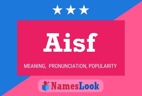 Aisf Name Poster