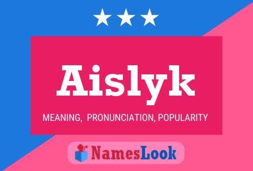 Aislyk Name Poster