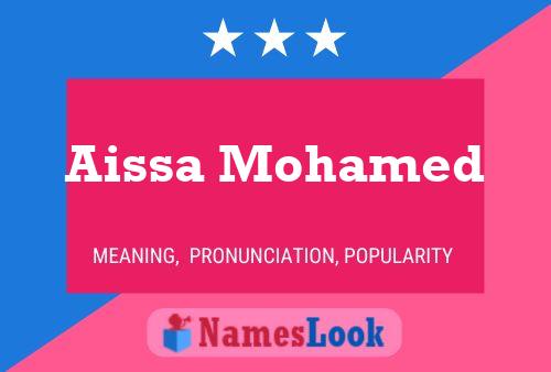 Aissa Mohamed Name Poster