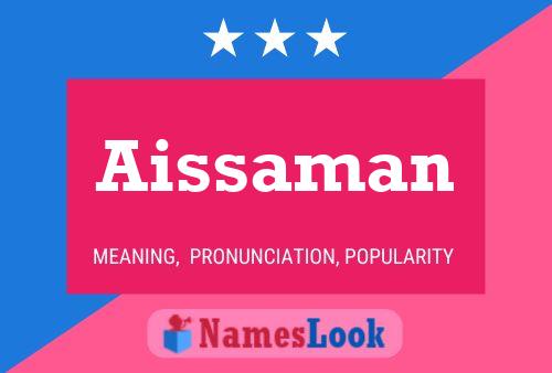 Aissaman Name Poster