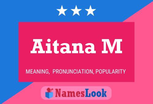 Aitana M Name Poster