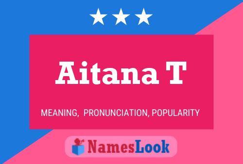 Aitana T Name Poster