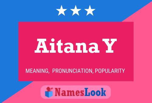 Aitana Y Name Poster