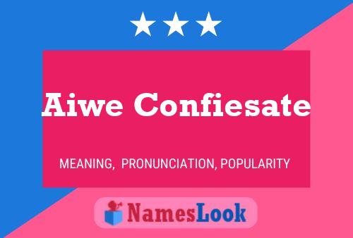 Aiwe Confiesate Name Poster