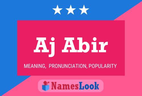 Aj Abir Name Poster