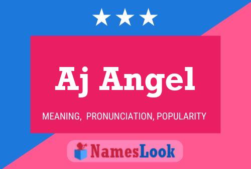 Aj Angel Name Poster