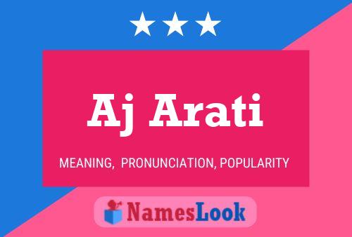 Aj Arati Name Poster