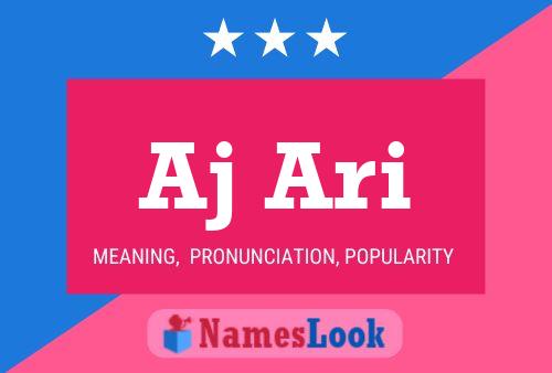 Aj Ari Name Poster