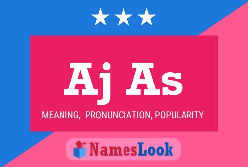 Aj As Name Poster