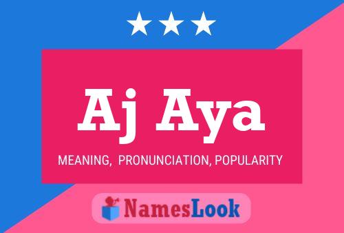 Aj Aya Name Poster