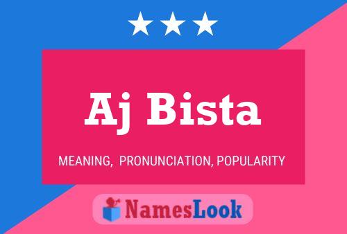 Aj Bista Name Poster