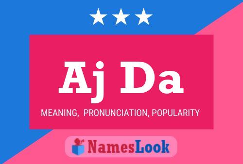 Aj Da Name Poster