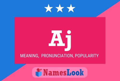 Aj Name Poster