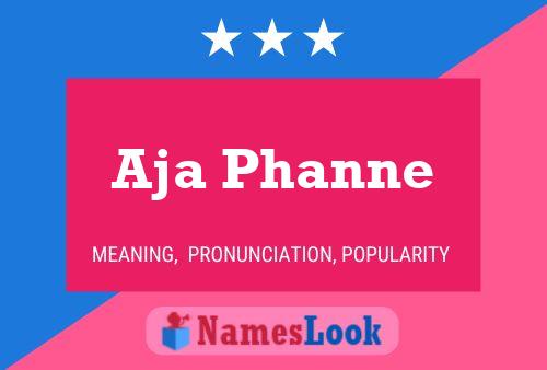 Aja Phanne Name Poster