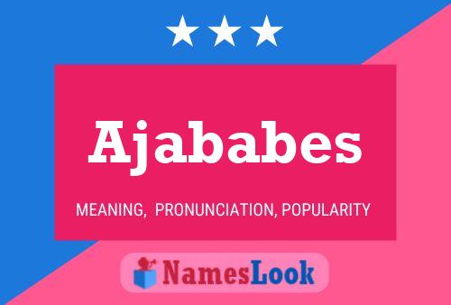 Ajababes Name Poster