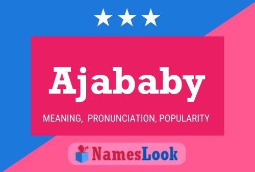 Ajababy Name Poster