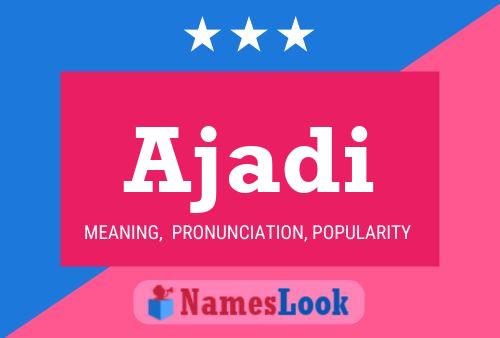 Ajadi Name Poster