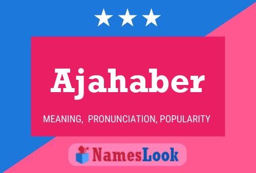 Ajahaber Name Poster