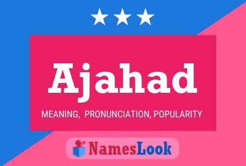 Ajahad Name Poster