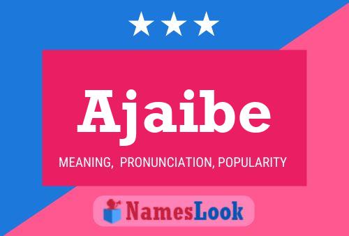 Ajaibe Name Poster