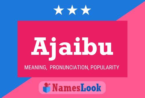 Ajaibu Name Poster