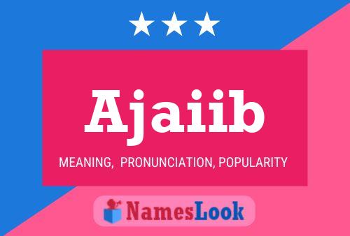 Ajaiib Name Poster