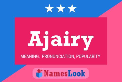 Ajairy Name Poster