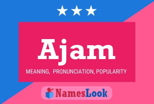 Ajam Name Poster