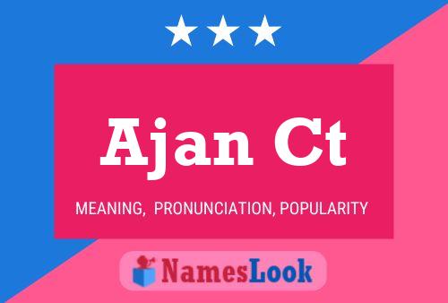 Ajan Ct Name Poster